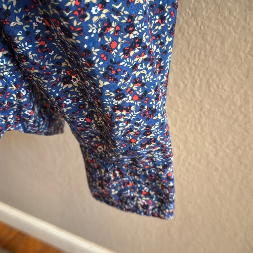 J. Crew Multicolor Floral Men's Shirt size large slim‎